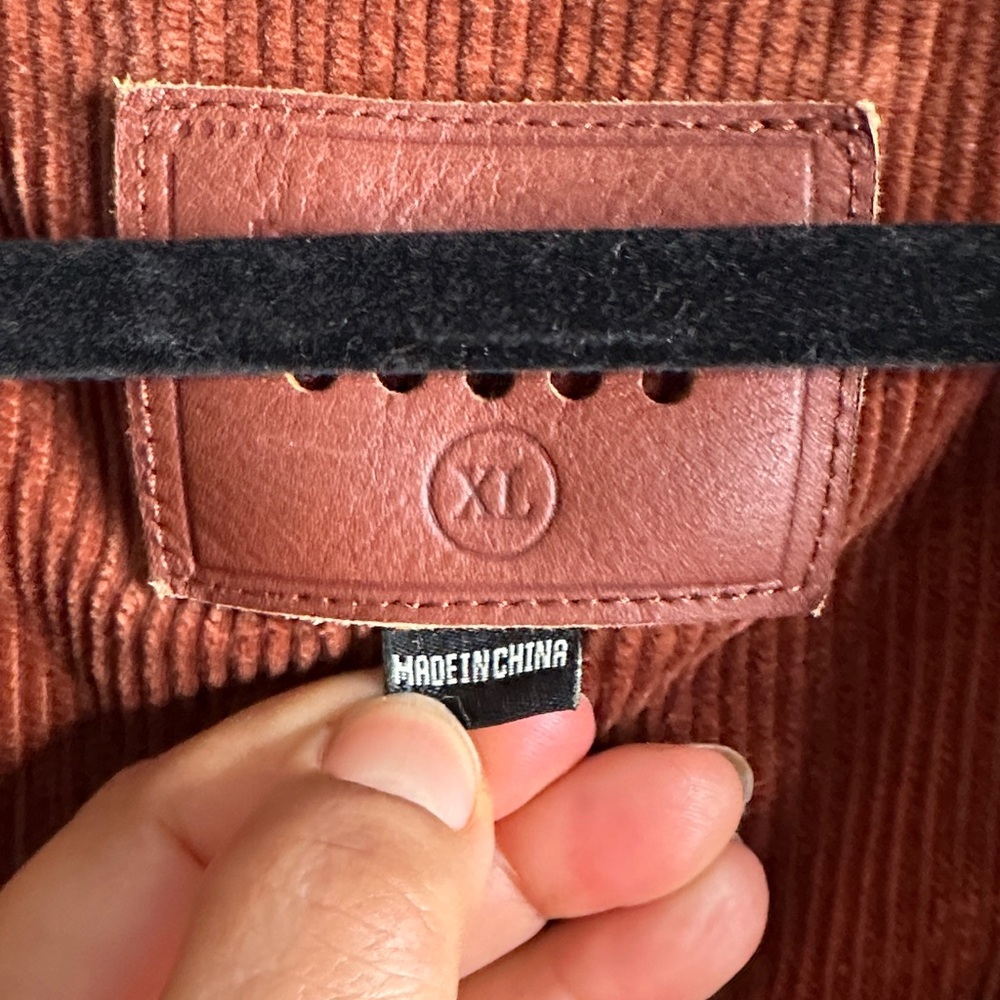 Blank NYC Women's Brown moto Corduroy Jacket size XL - Picture 9 of 12